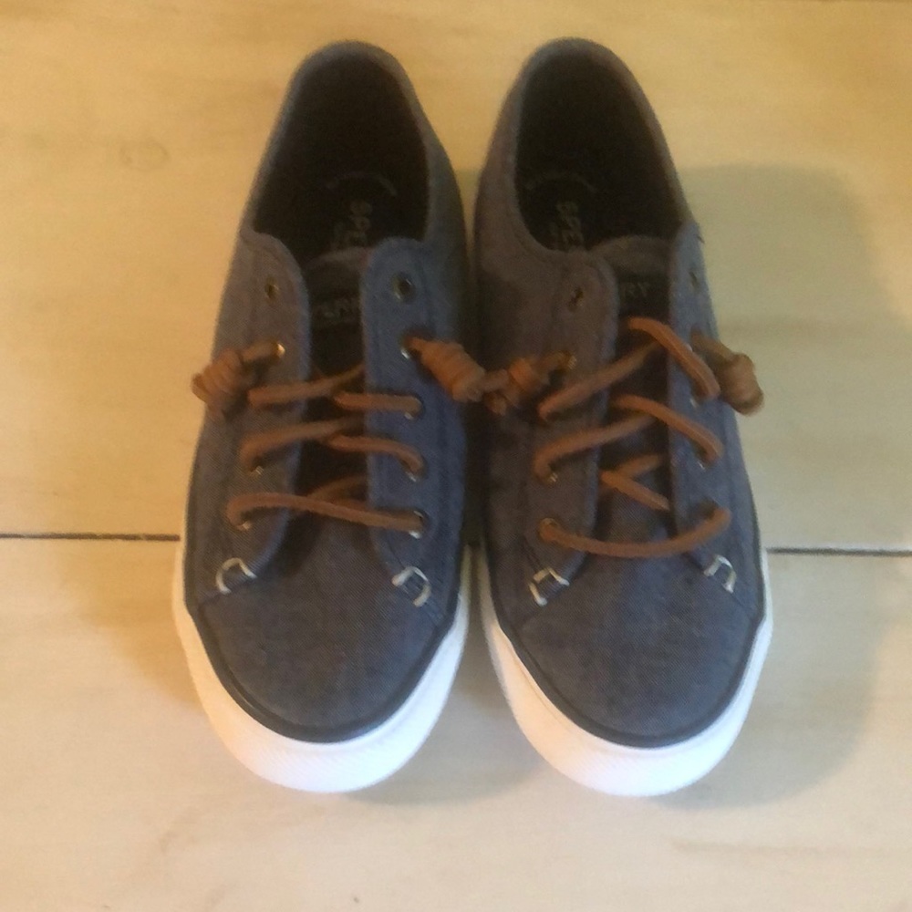 Sperry Top-Sider Wm 7 Chambray Deck Shoes